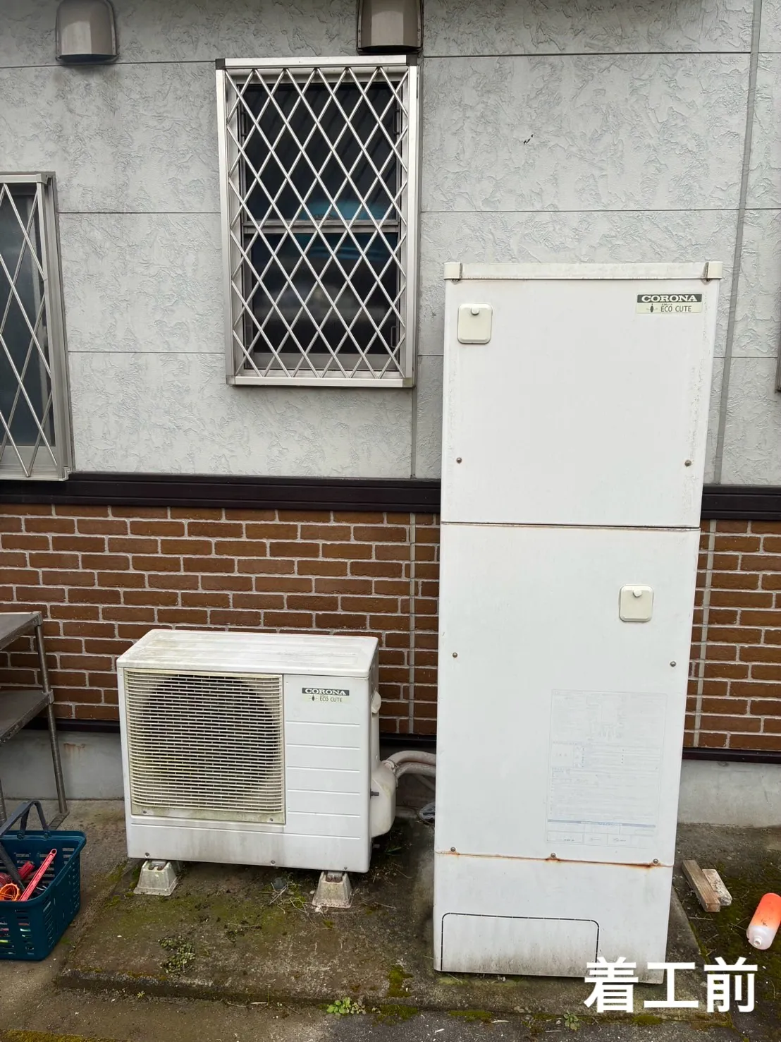 姶良市某邸にてエコキュート取替工事